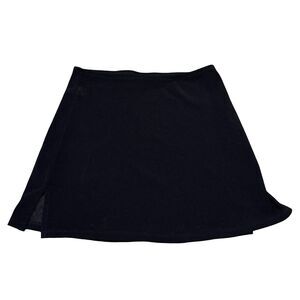 PS Per Seption Mini Skirt Black With Slit Medium